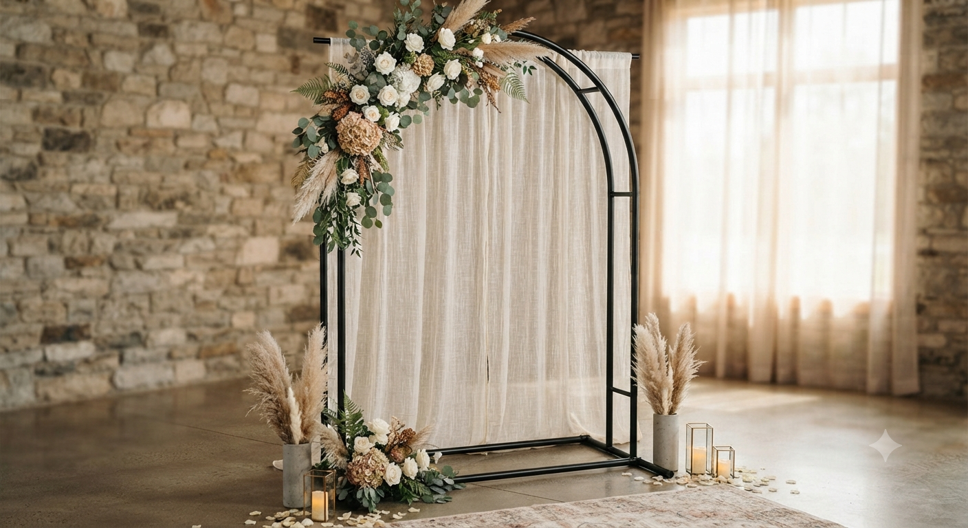Metal Arch Backdrop Stand