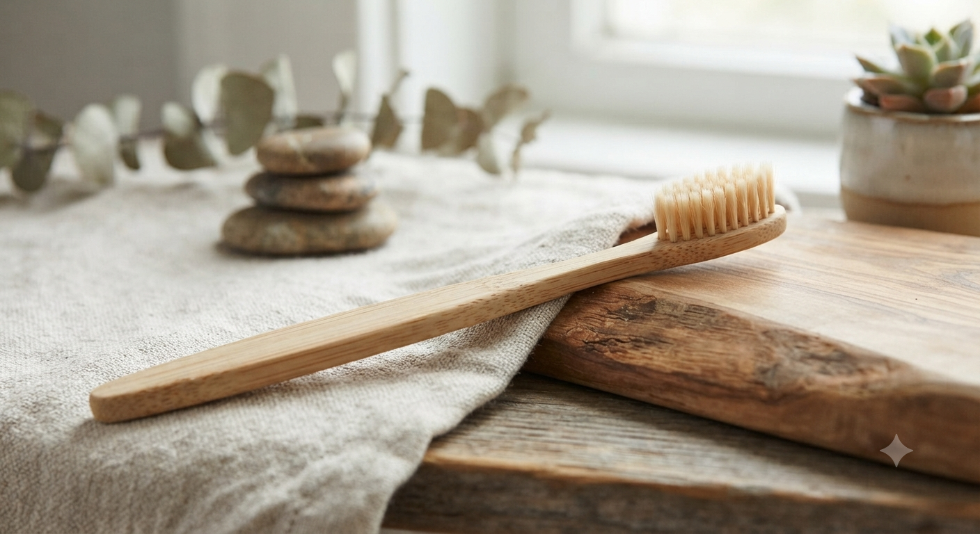 Boar Bristle Bamboo Toothbrush