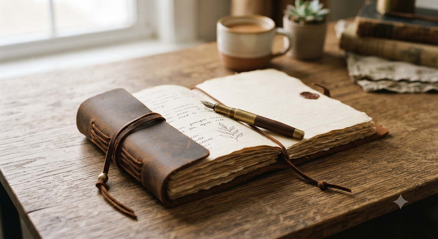 Refillable Leather Diary
