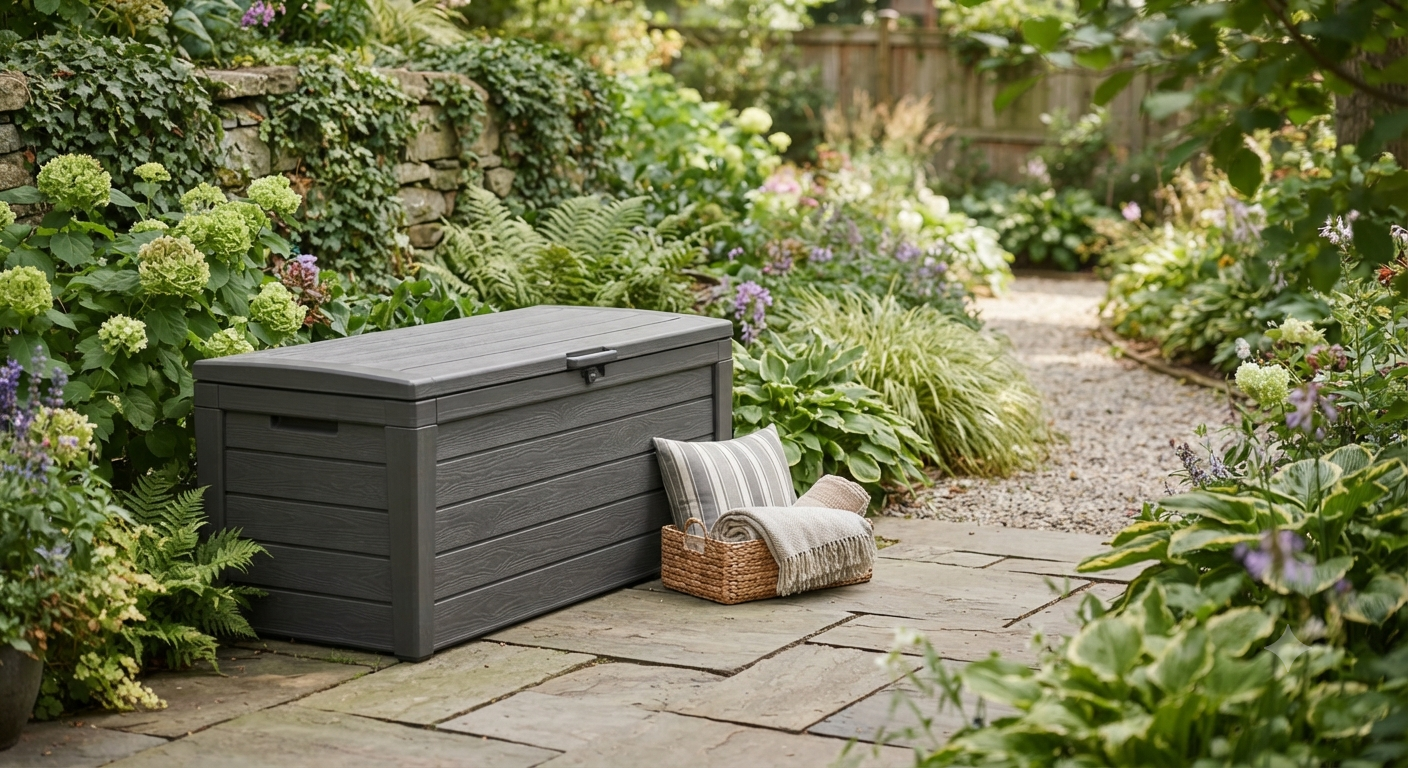 Outdoor Storage Box with Lid