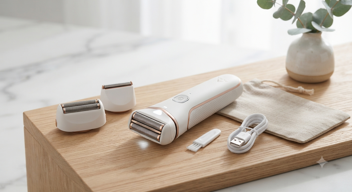 2-in-1 Electric Shaver for Women
