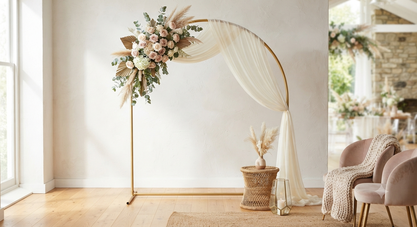 Metal Arch Backdrop Stand