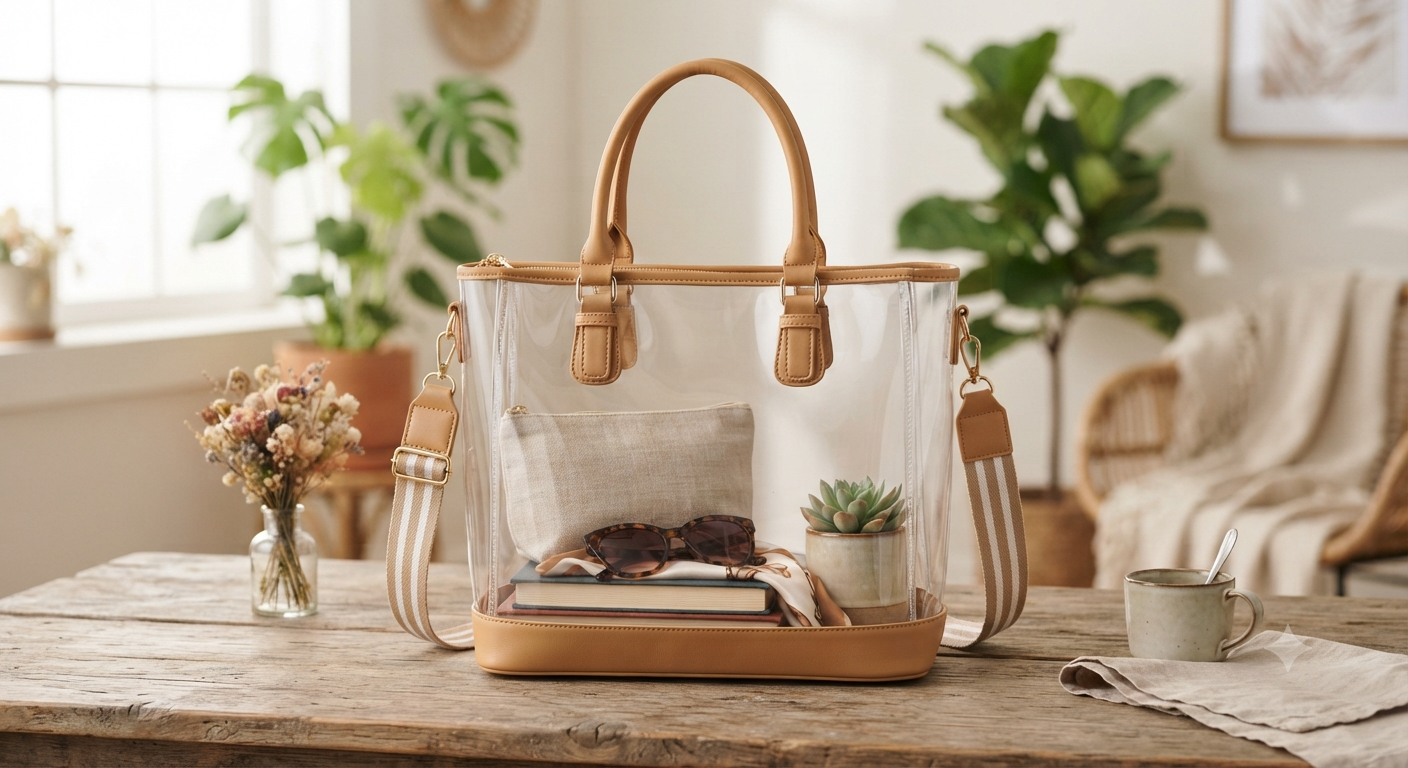 PVC Tote Bag for Women
