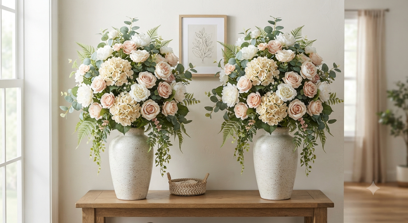 2PCS 3FT Artificial Flowers