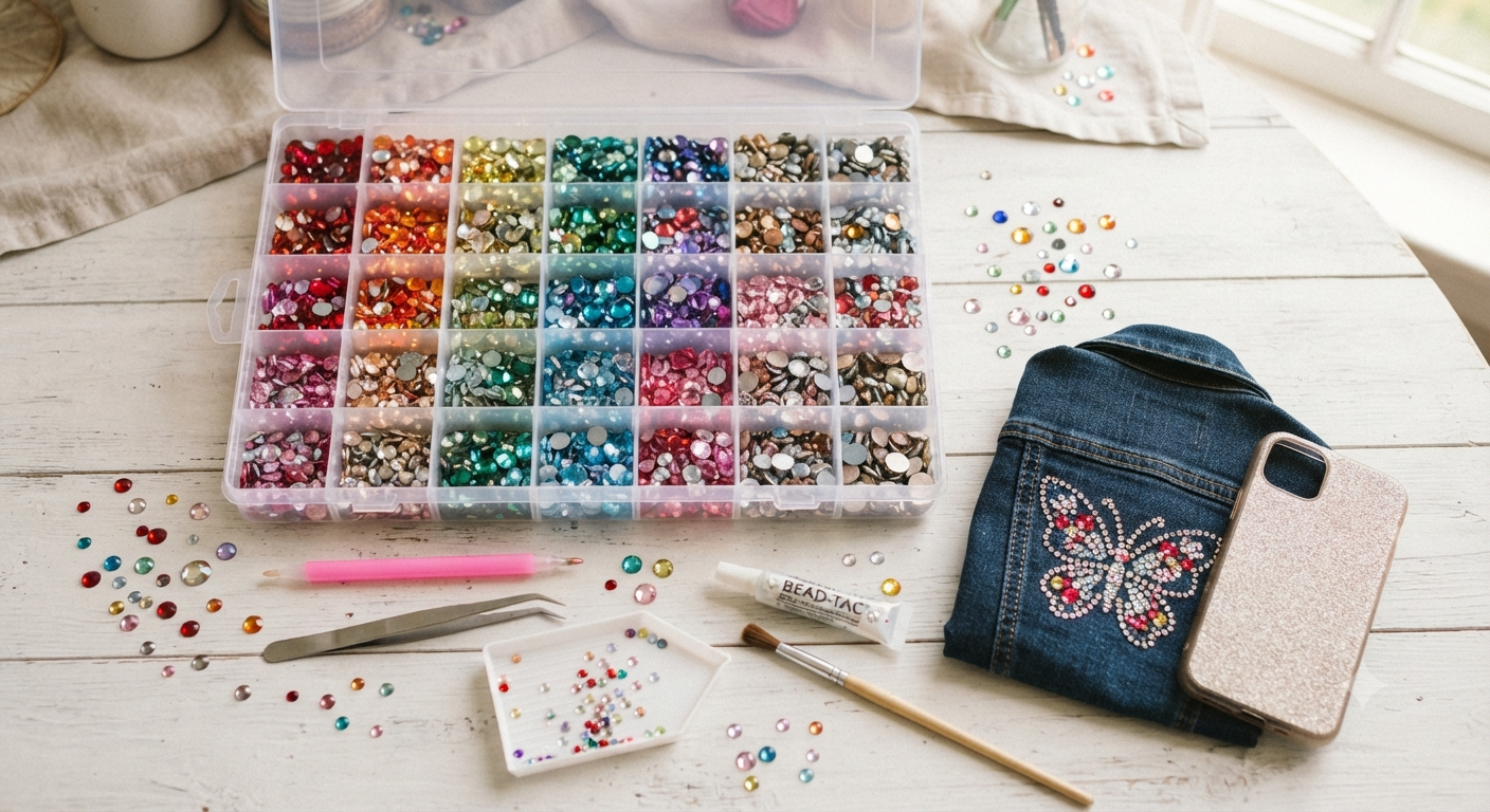 40 Colors Bedazzling Kit