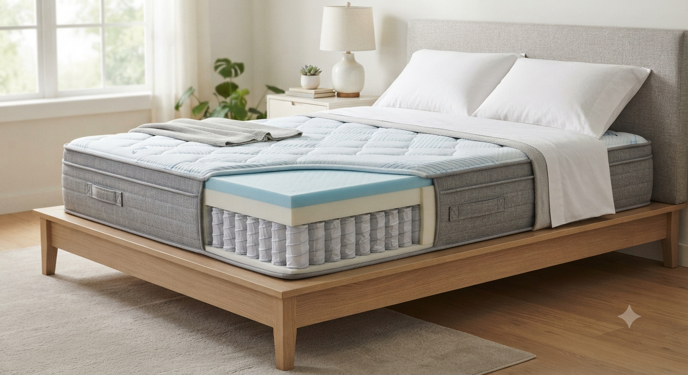Twin XL Cooling Gel Hybrid Mattress