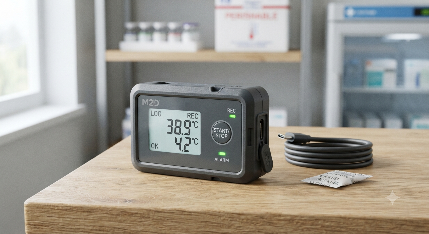 M2D Reusable Temperature Data Logger