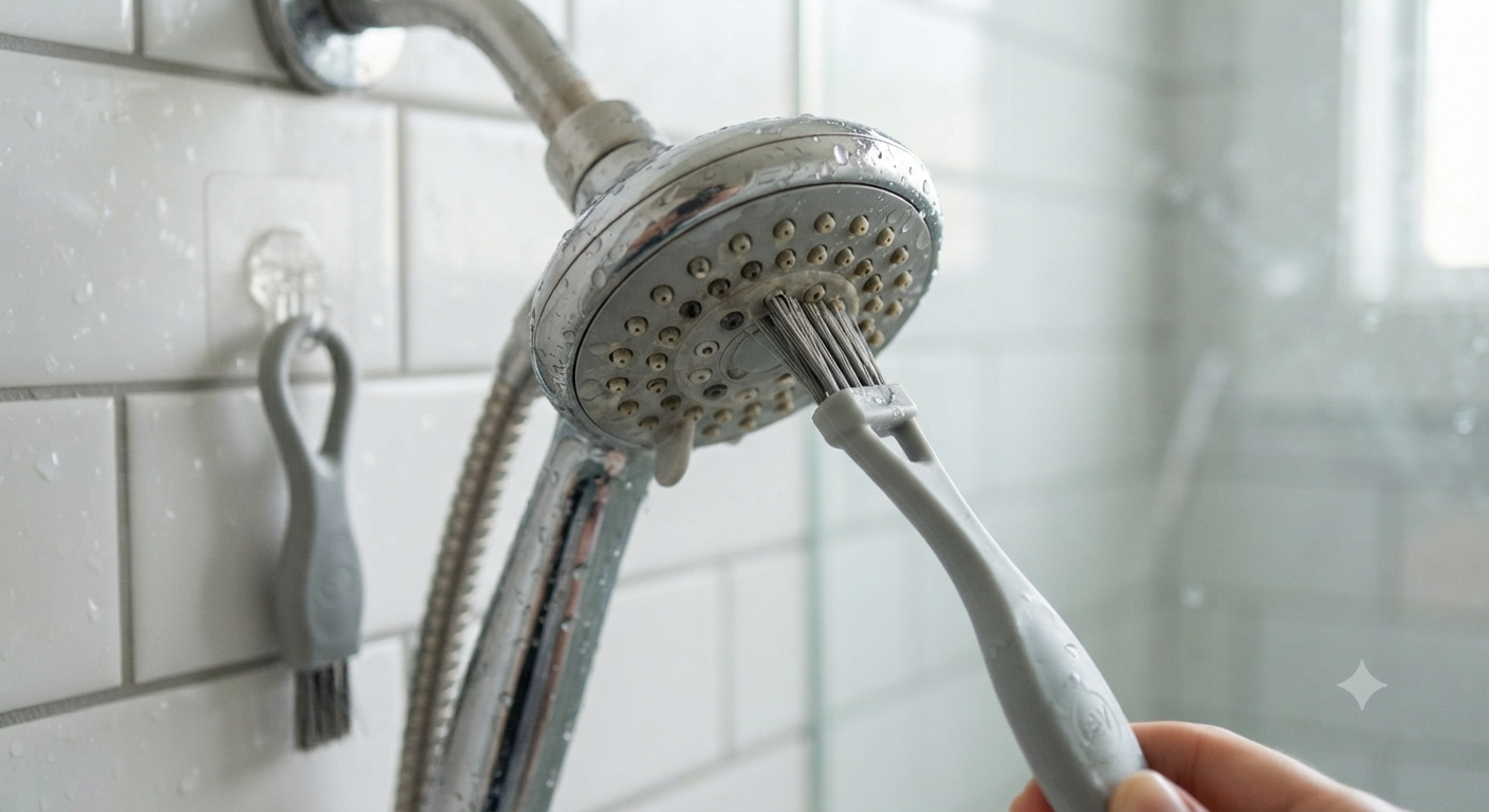 Mini Shower Head Cleaning Brush