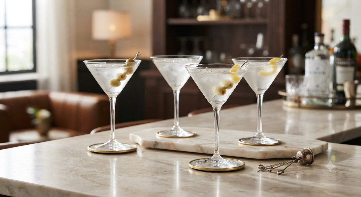 Martini Glasses Set of 4