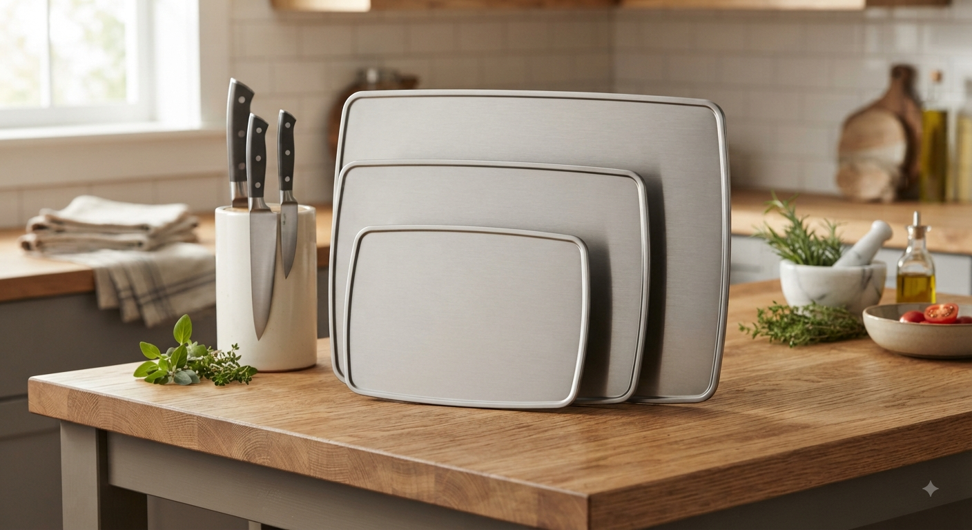 Titanium Cutting Board Set