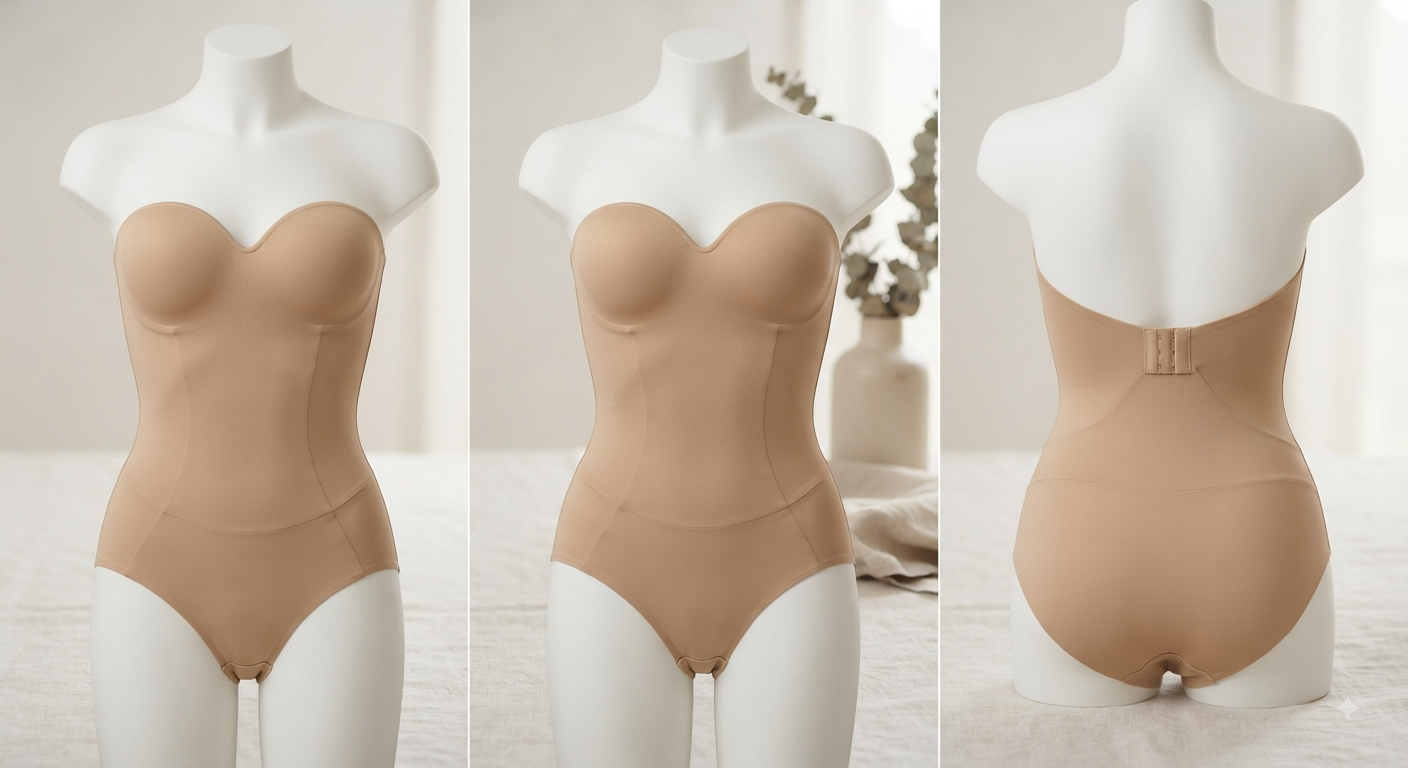 Strapless Shapewear Bodysuit