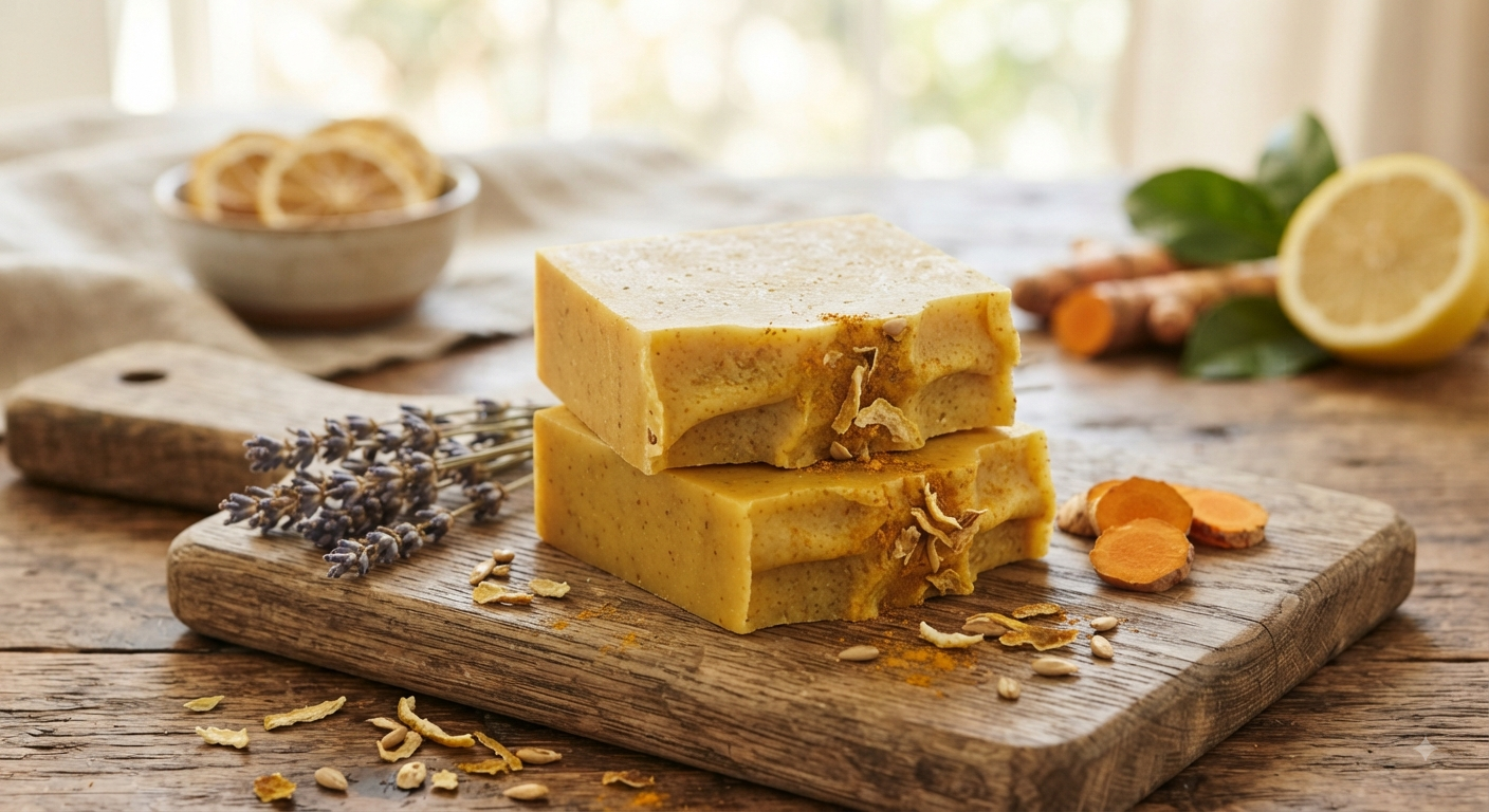 Turmeric Lemon Soap Bar