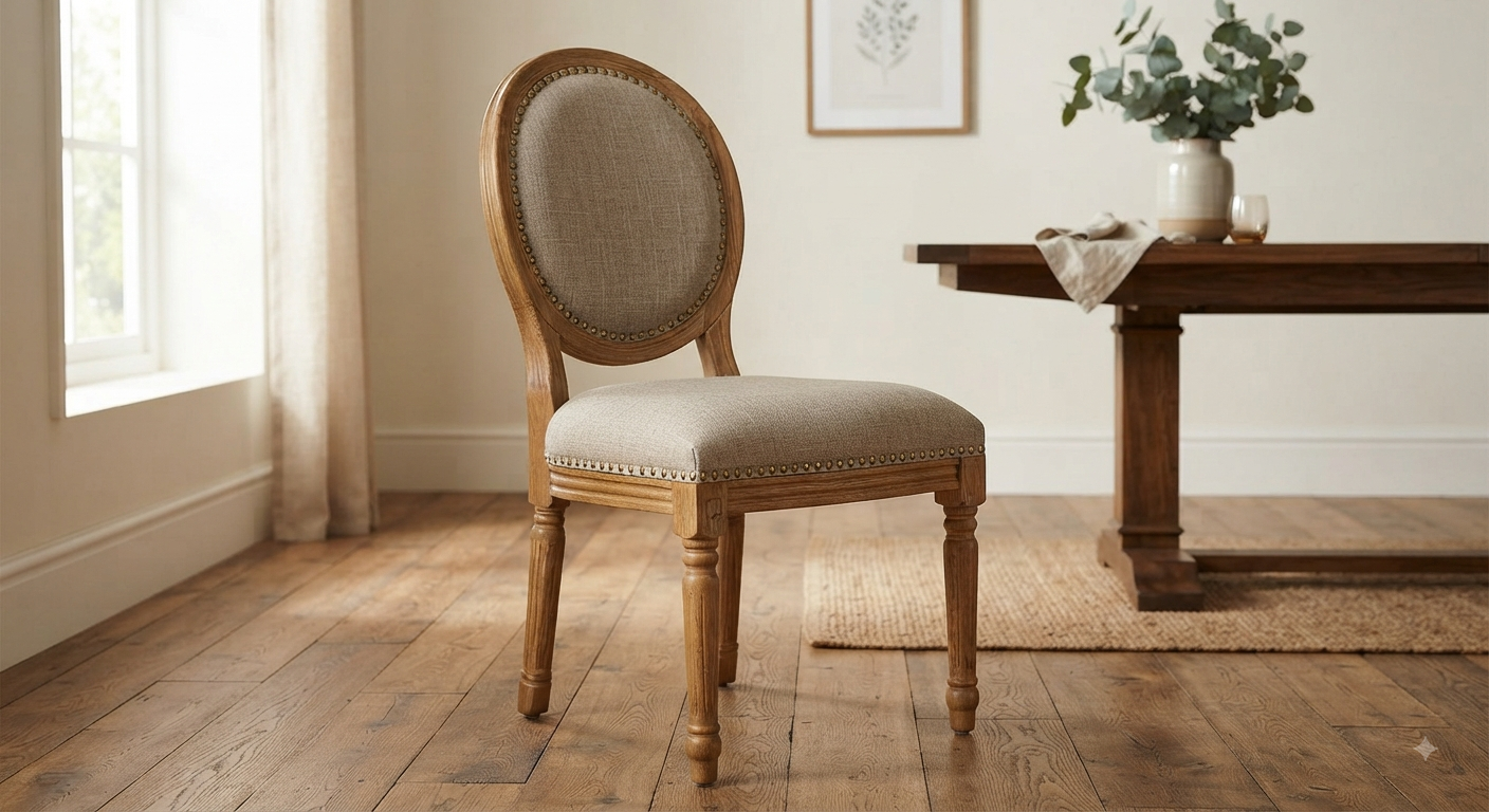 Upholstered Wooden Dining Chair