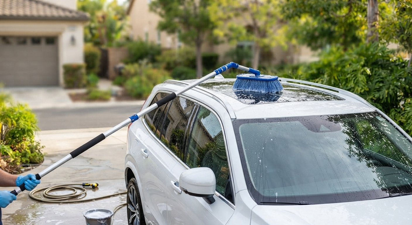 18FT Reach Car Wash Brush