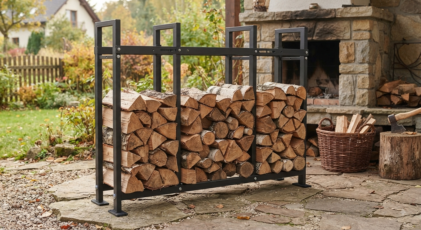 Adjustable Firewood Rack