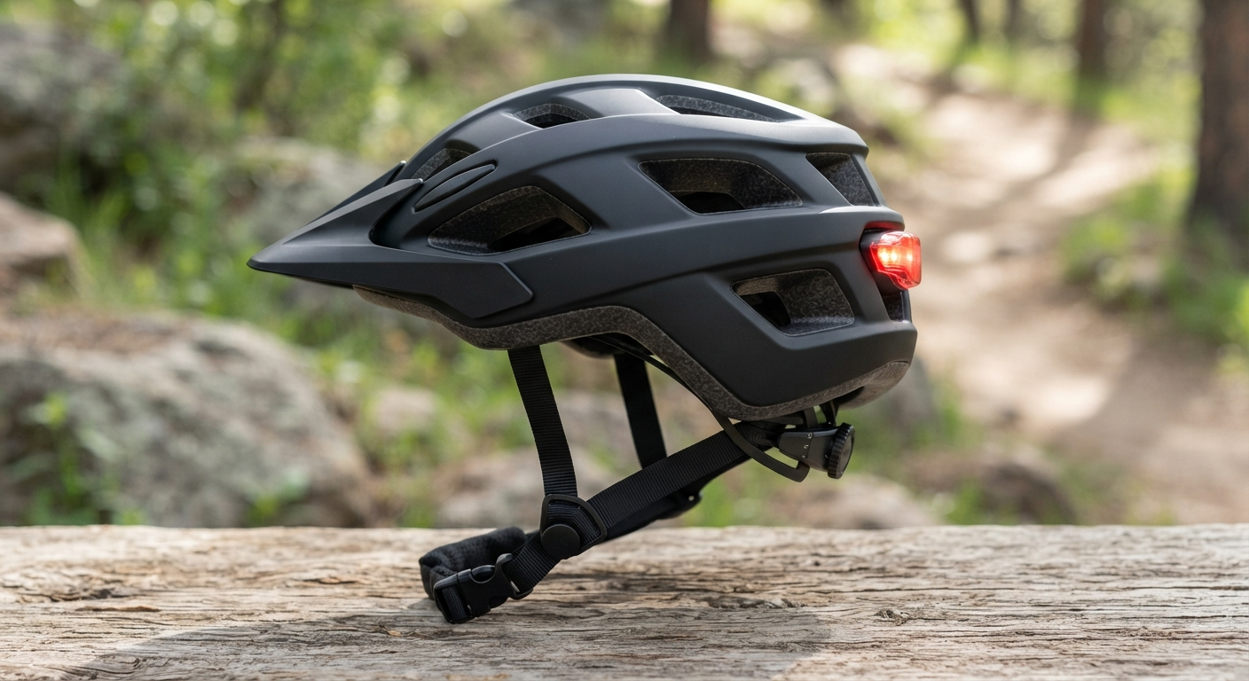Bicycle Helmet with Light