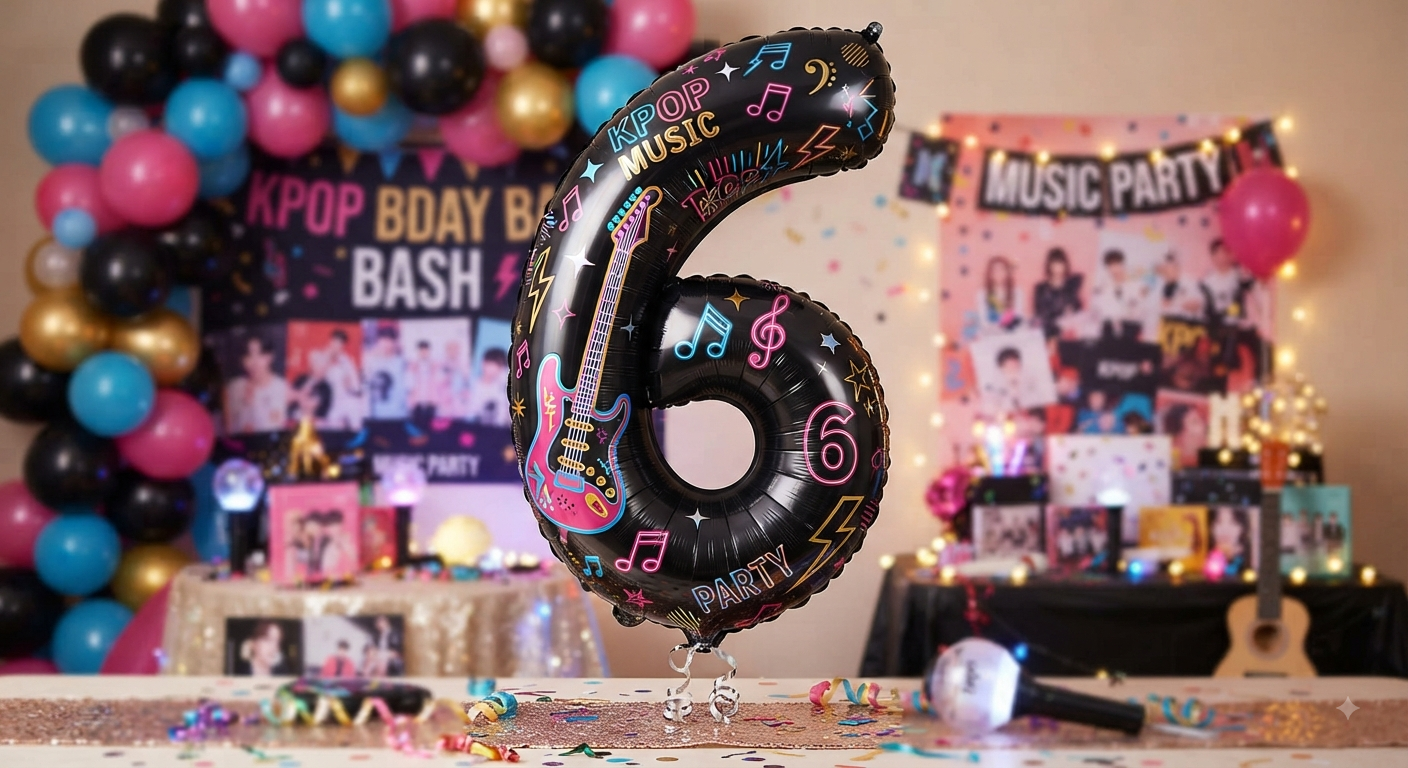 KPOP Music Number 6 Balloon