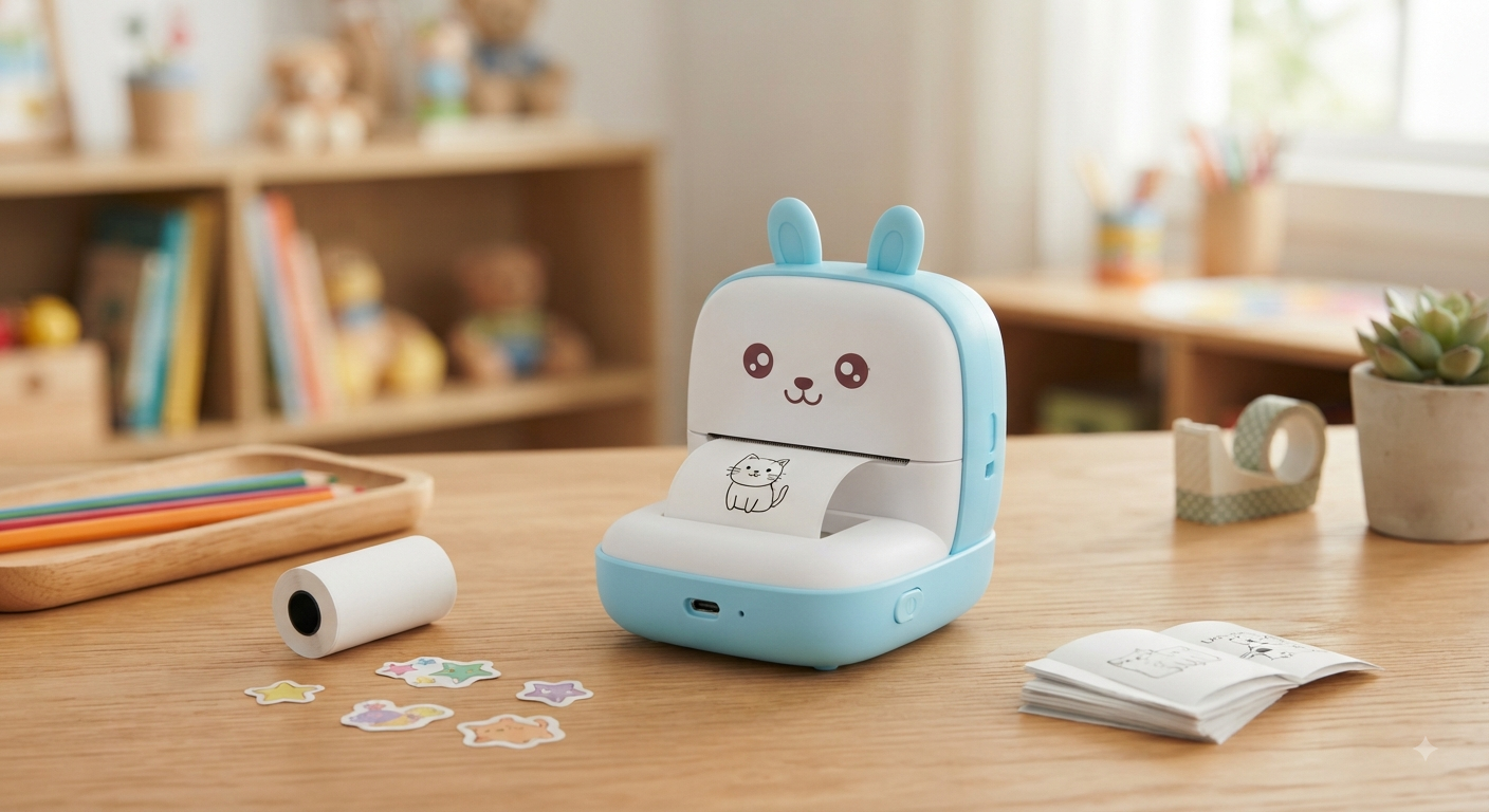 Portable Thermal Printer for Kids