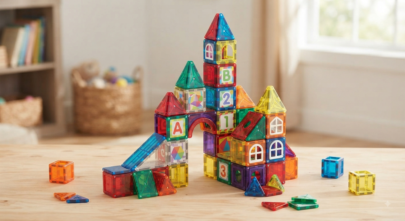 Magnetic Buildings - 48 Piece Set