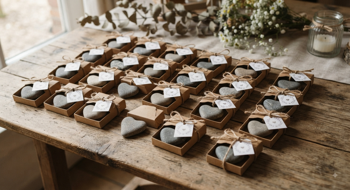 Heart Shaped Lucky Stones Gift Set