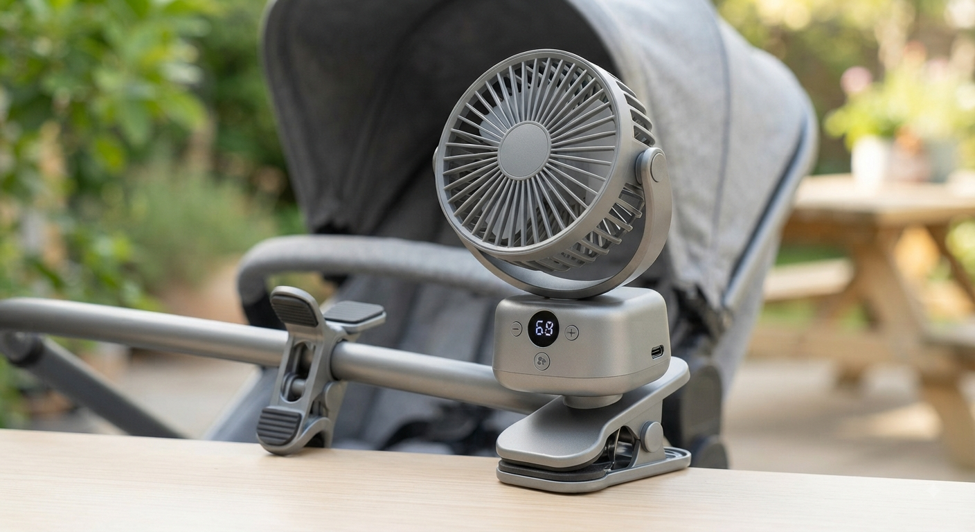 Mini Clip Fan with Turbo Power