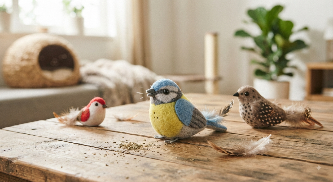 Interactive Cat Toys with Bird Sounds