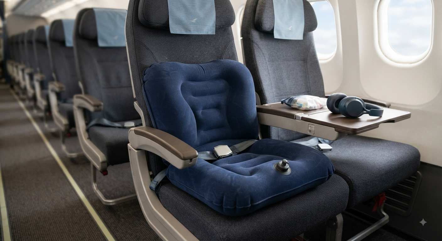 Inflatable Airplane Seat Cushion