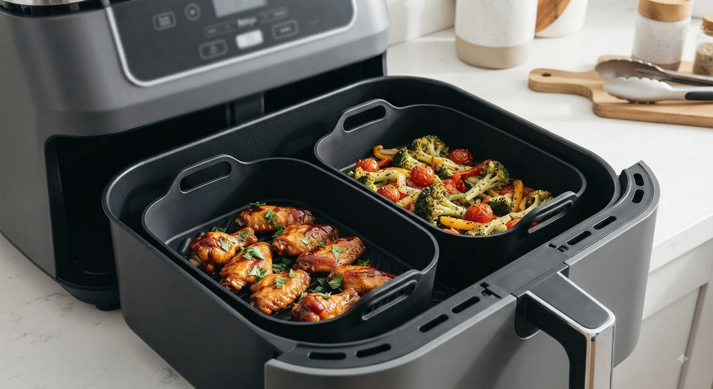 Airfryer Accessory for Ninja Foodi Max Dual Zone