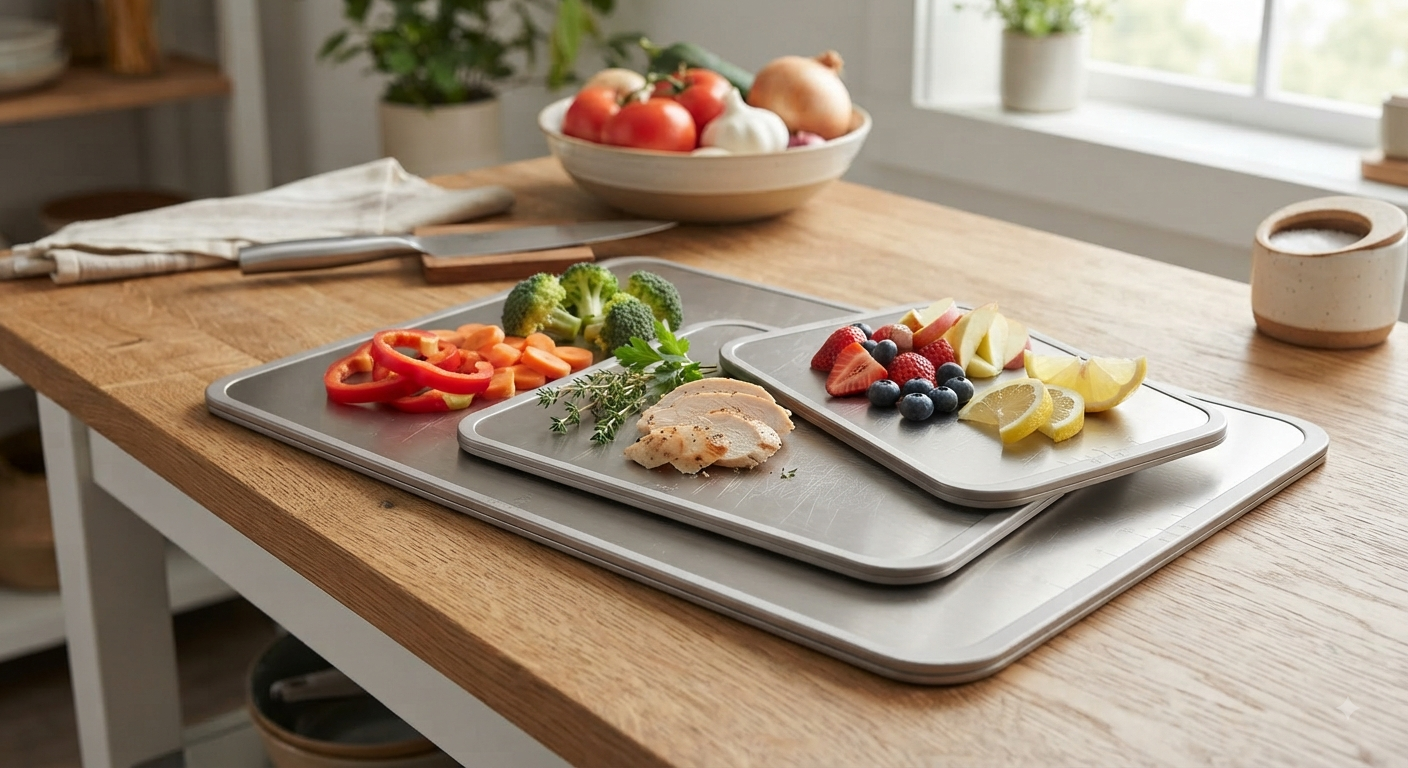 Titanium Cutting Board Set