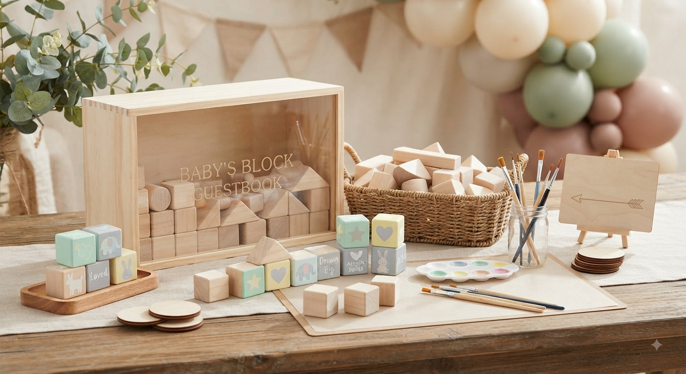 102 Piece Baby Shower Games Set