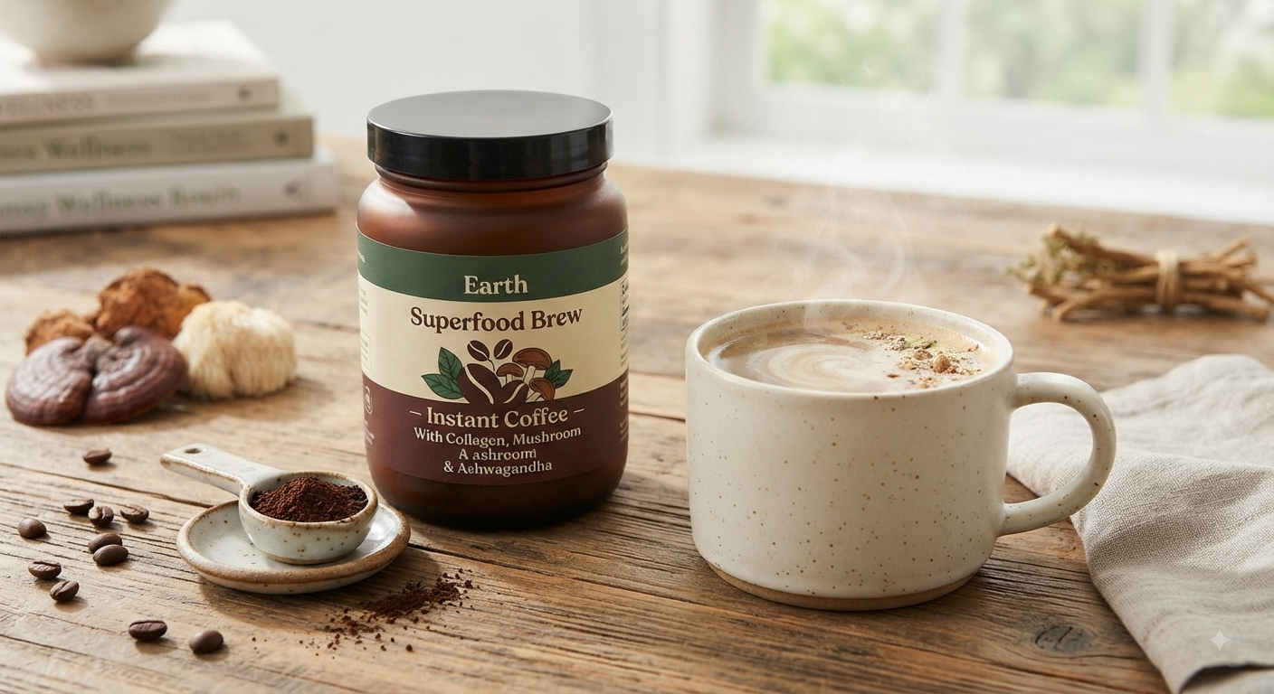Earth Superfood Brew Coffee