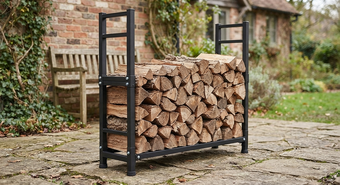 Adjustable Firewood Rack