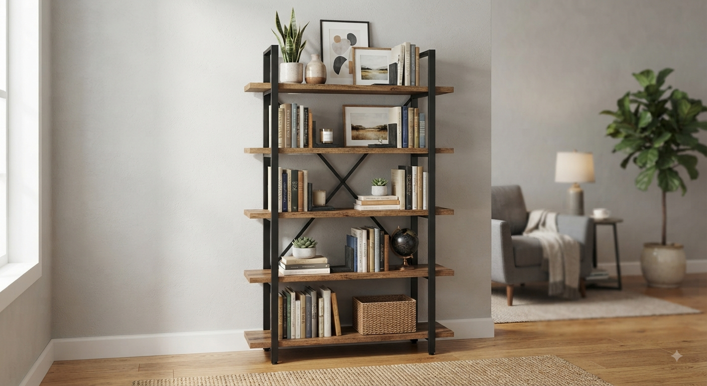 5-Tier Modern Book Shelf