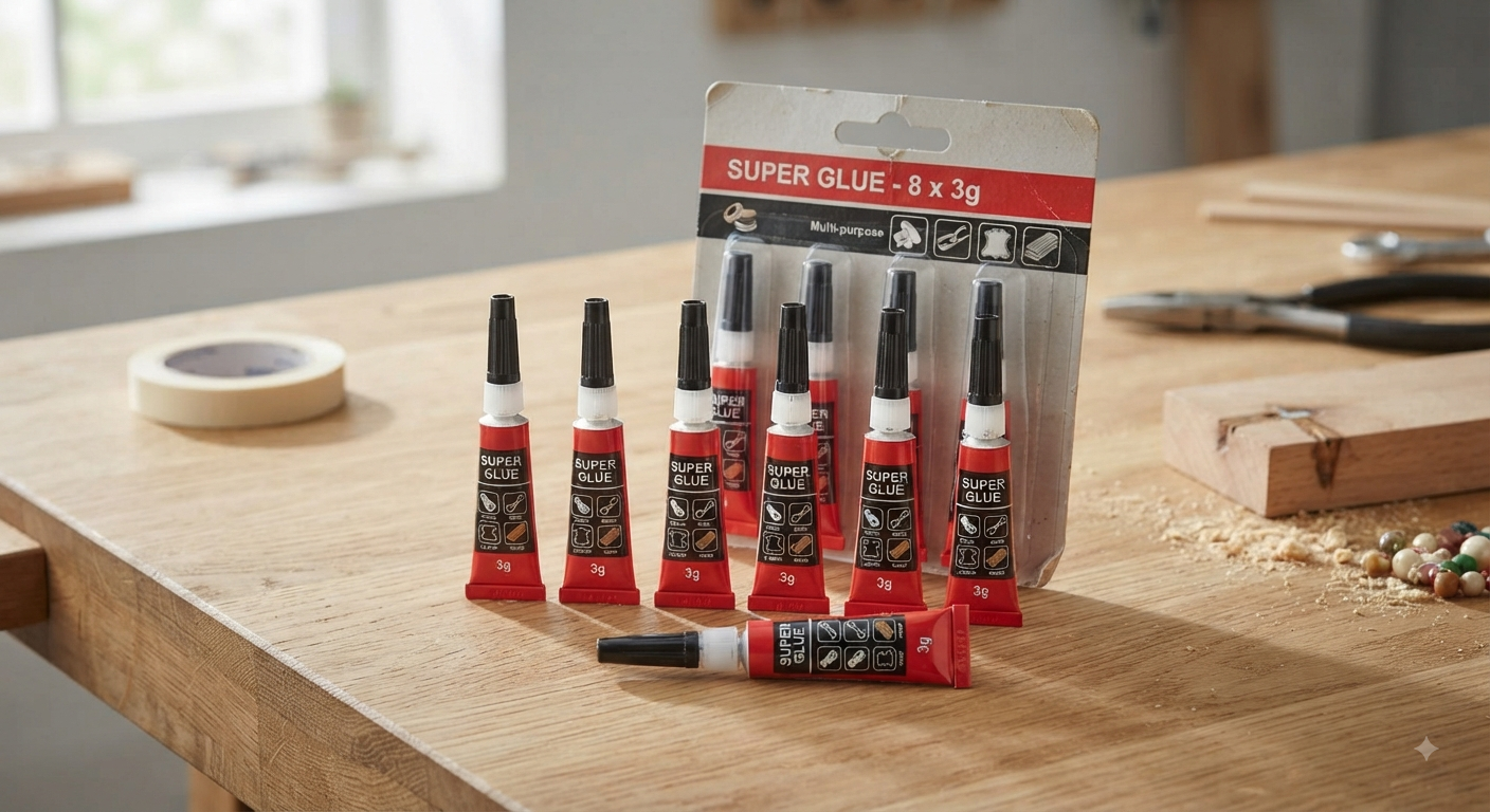 8 Tubes Super Glue