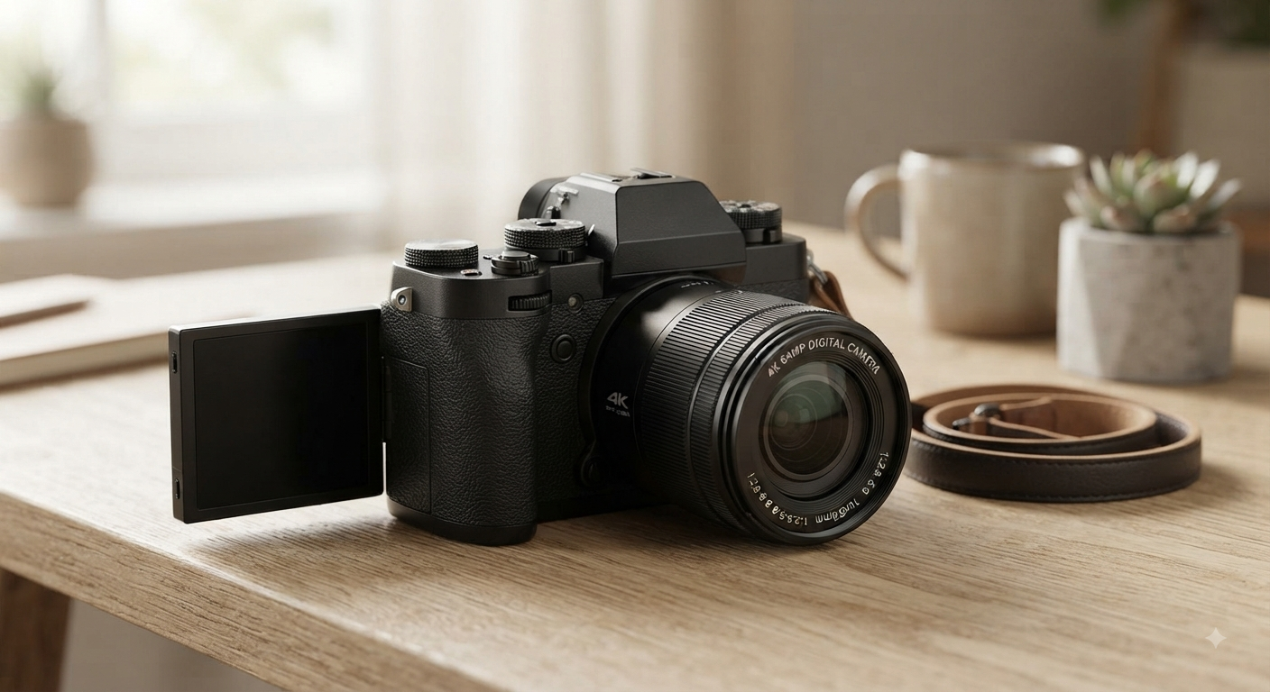 Digital Camera 4K 64MP