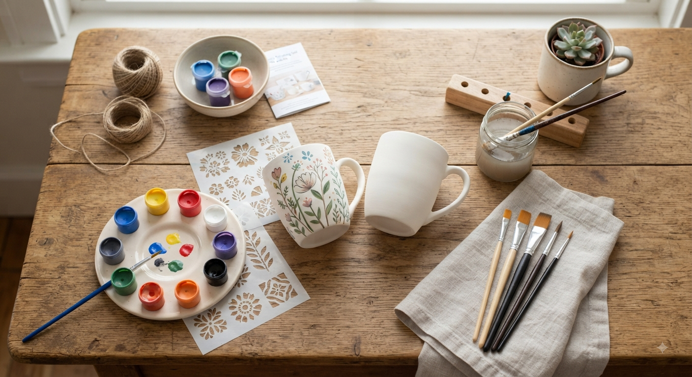 DIY Ceramic Painting Set