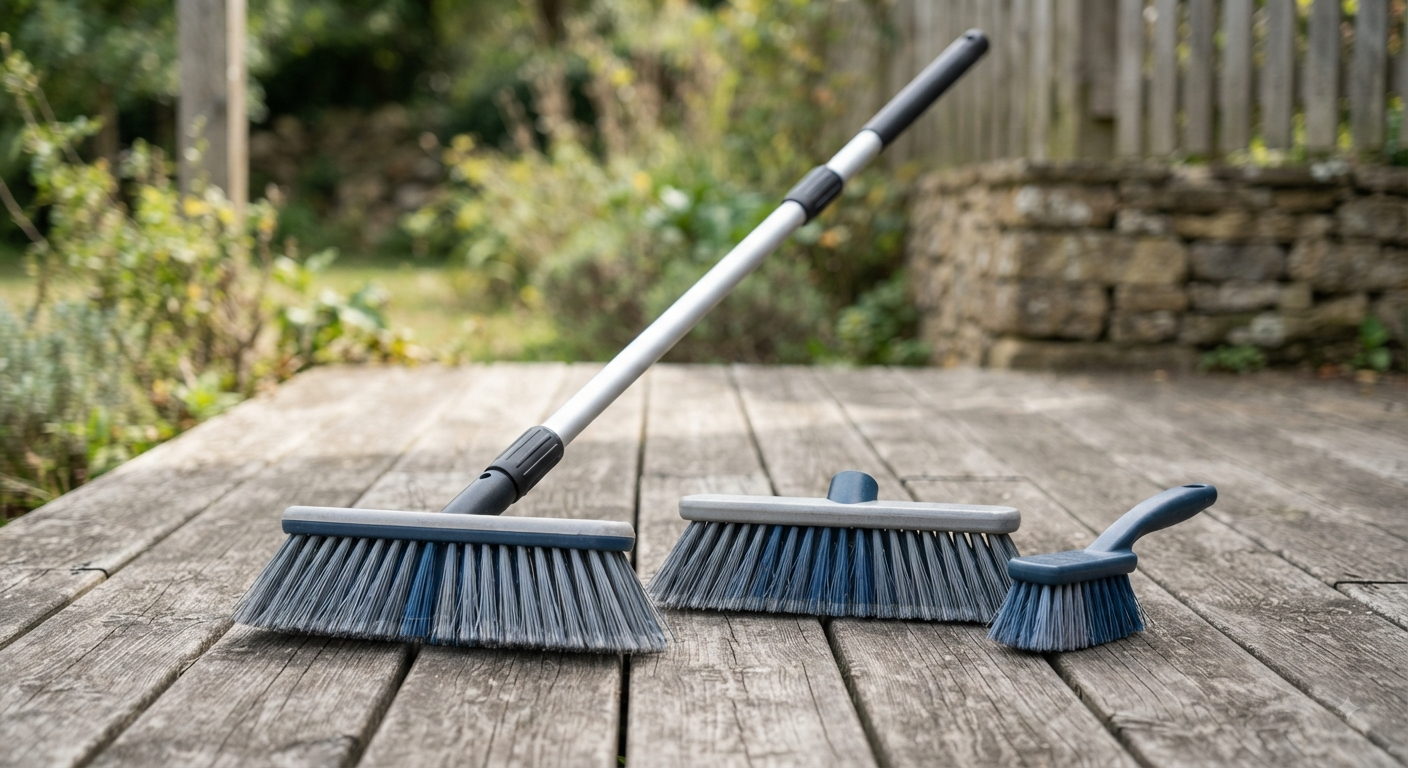 Surface Brush Set with Long Handle