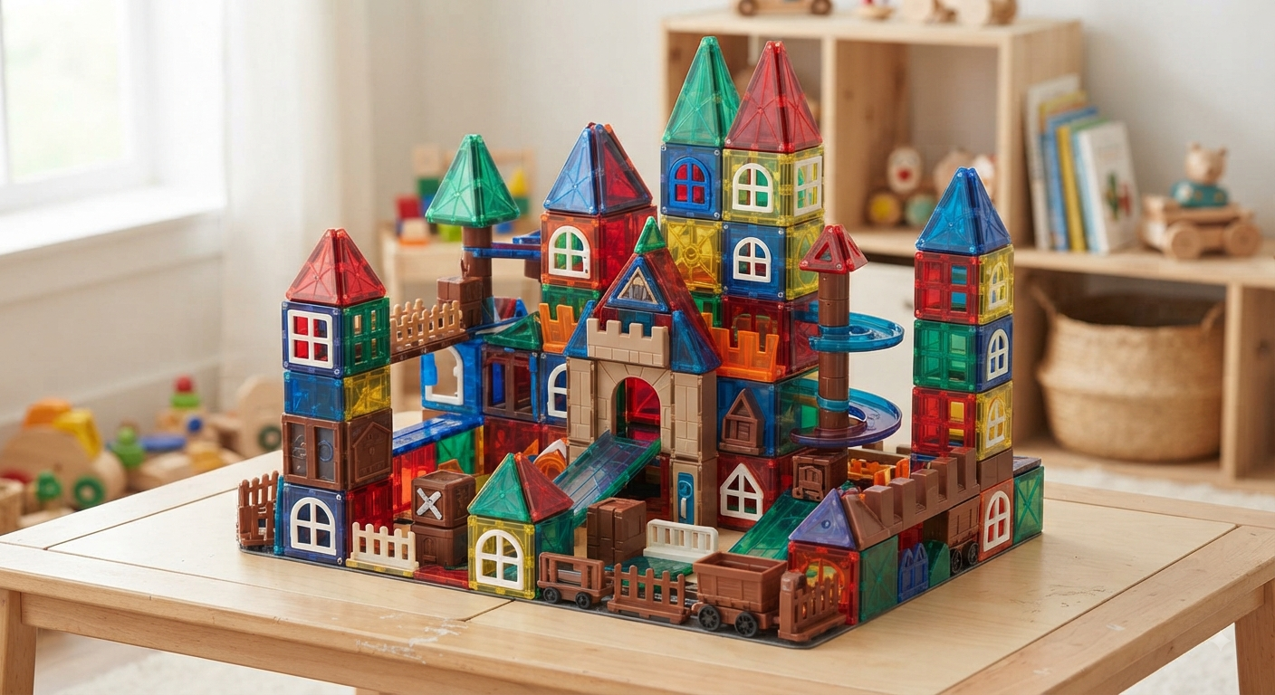 Magnetic Building Blocks - 100 Pc Set
