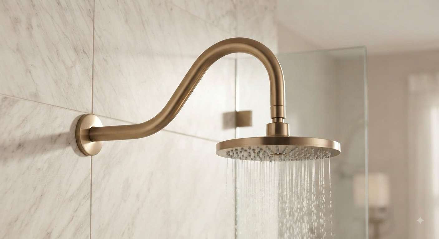 13 Inch Shower Arm - Champagne Bronze