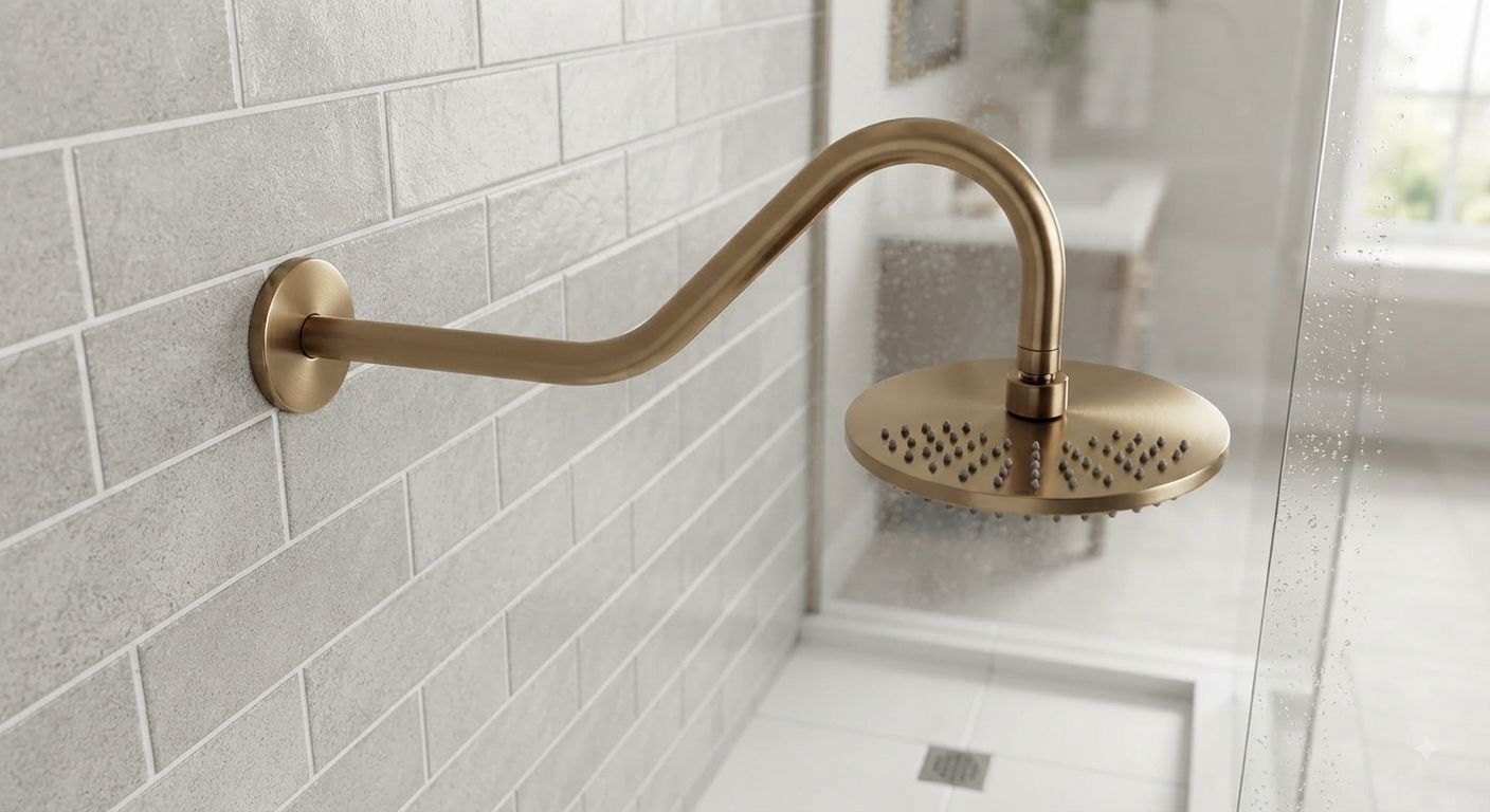 16 Inch Shower Arm with Flange