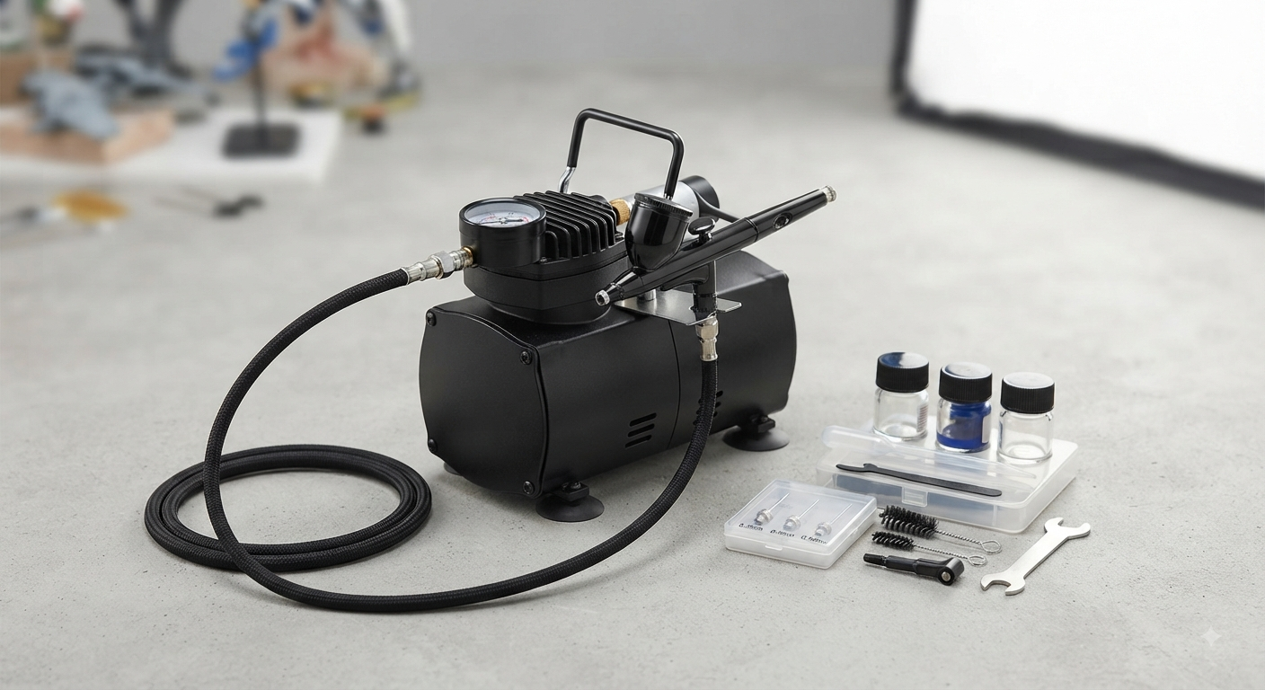 Airbrush Kit with Compressor
