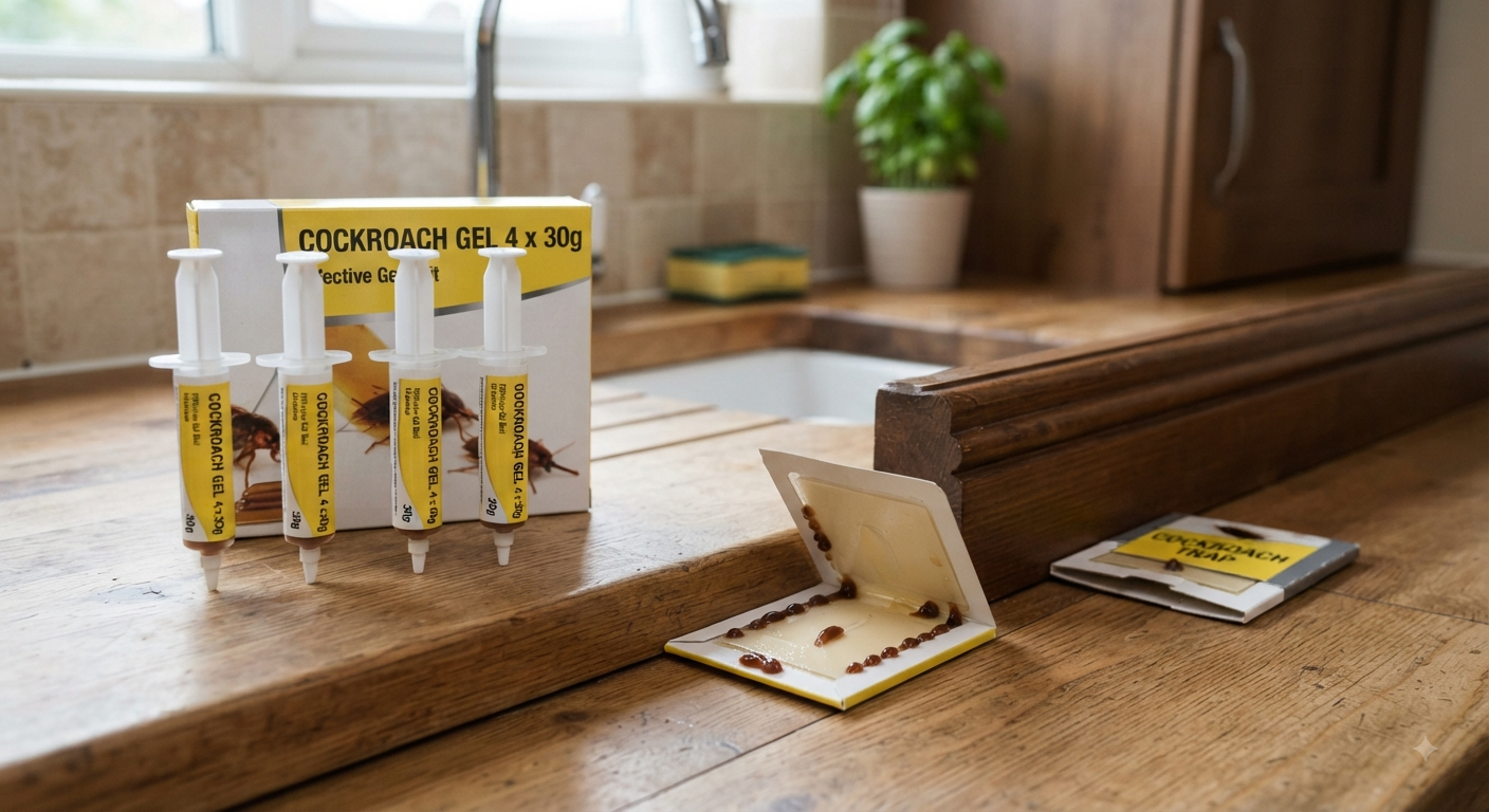 Cockroach Gel & Trap Kit
