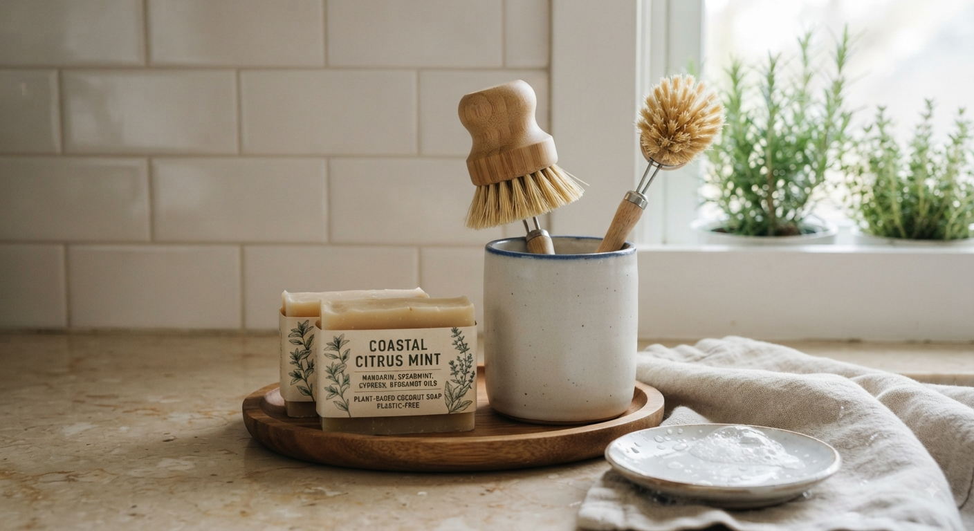 Dish Soap Bundle With Coastal Citrus Mint