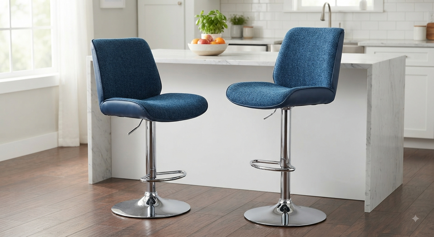 Adjustable Bar Stools Set of 2
