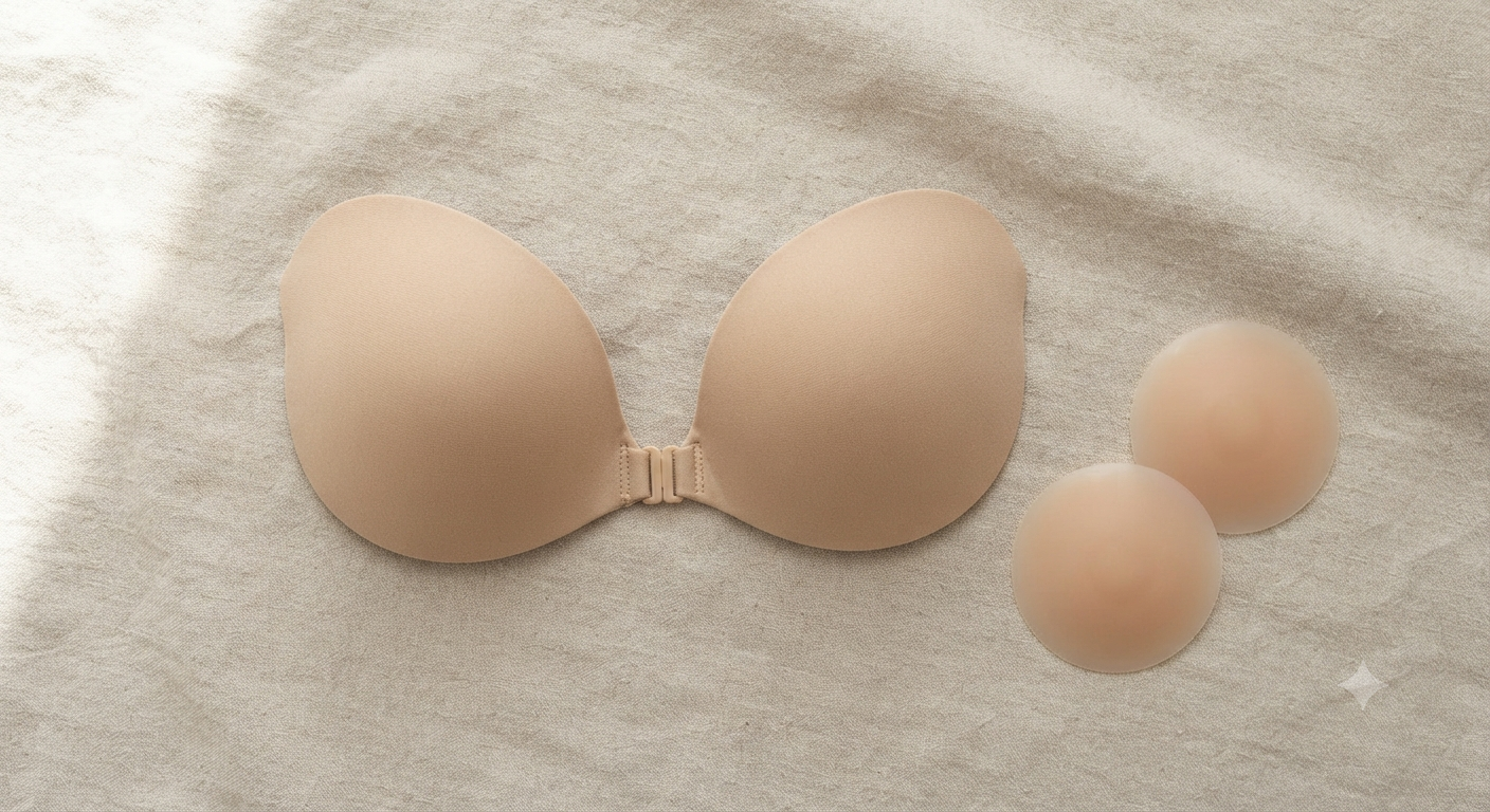 Adhesive Strapless Bra