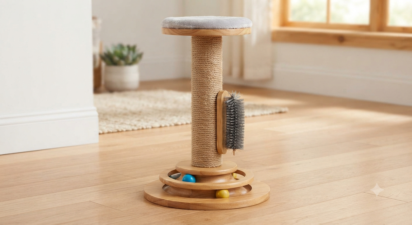 4-in-1 Cat Scratching Post
