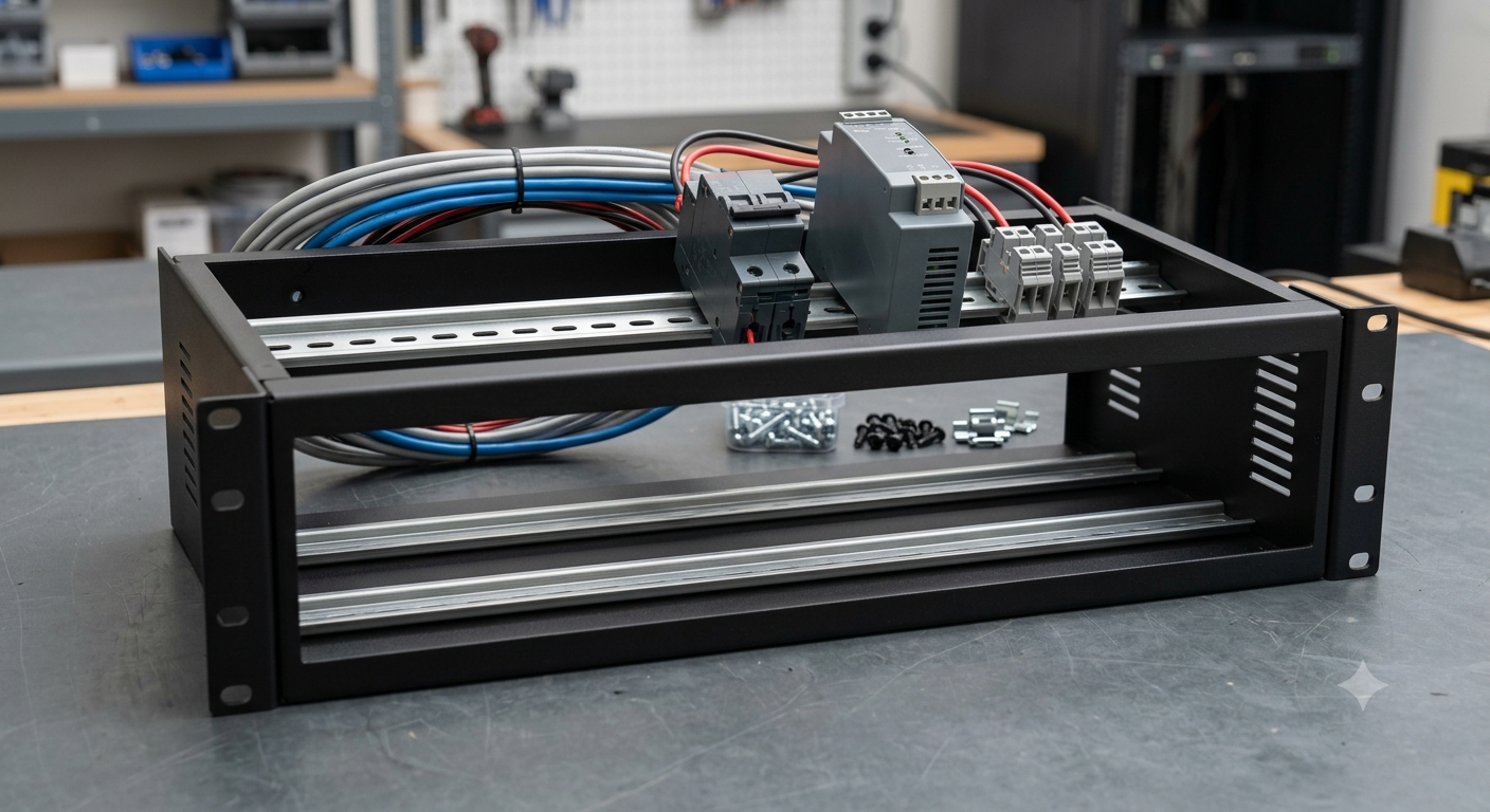 Rack Mount DIN Rail Kit