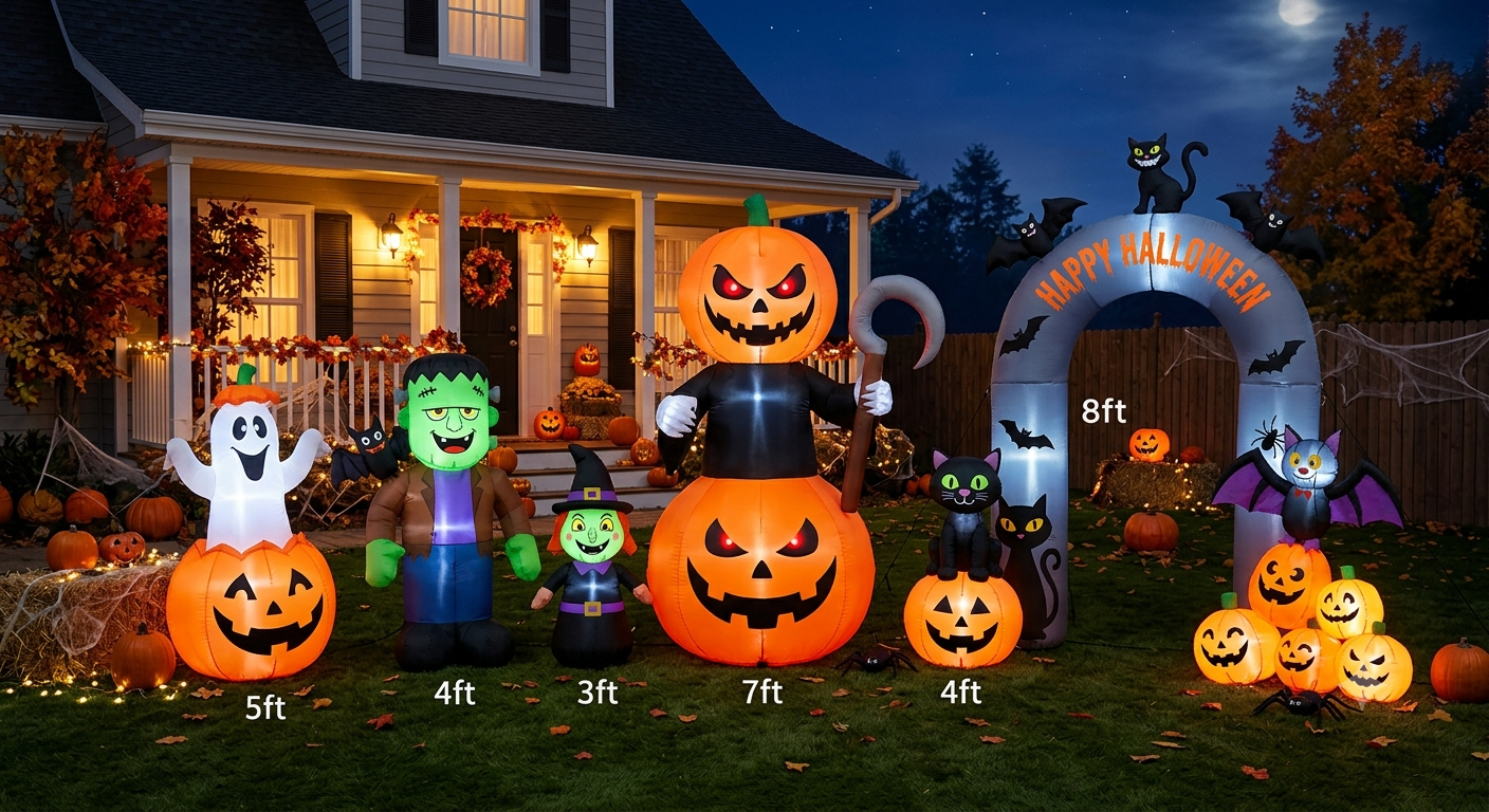 Halloween Blow Up Decor Kit