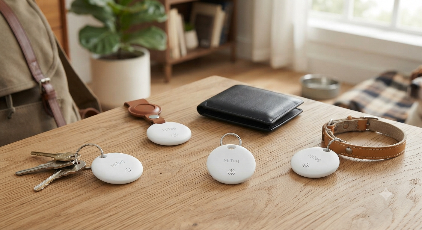 MiTag Duo Smart Tracker Pack of 4