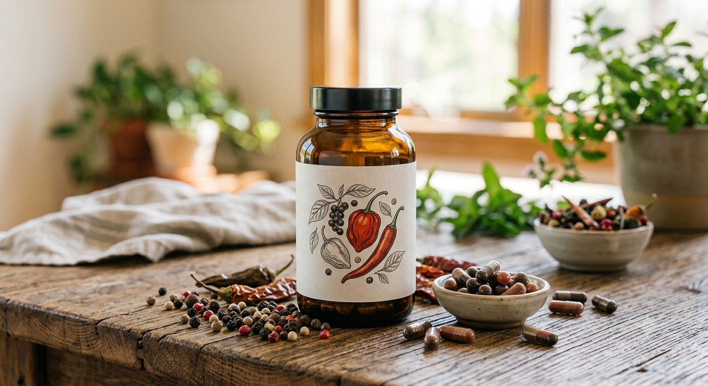 Pepper Capsules Supplement